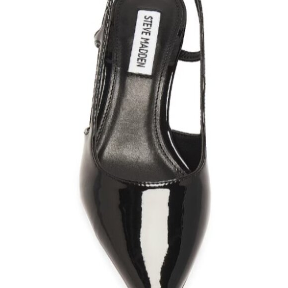 Steve Madden black patent Legaci Heels - Picture 2 of 2